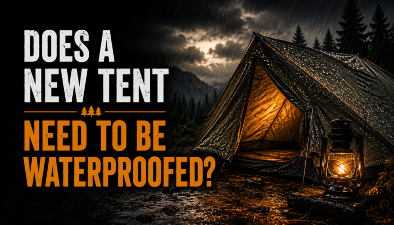 Does a New Tent Need to Be Waterproofed