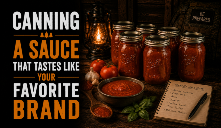 Canning A Sauce That Tastes Like Your Favorite Brand