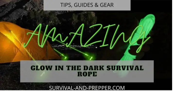 survival rope that glows