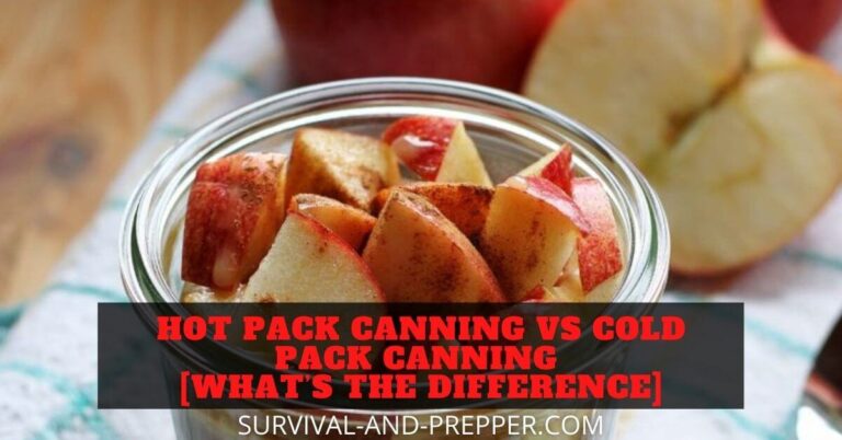 Hot Pack Canning vs Cold Pack Canning [What’s the Difference]