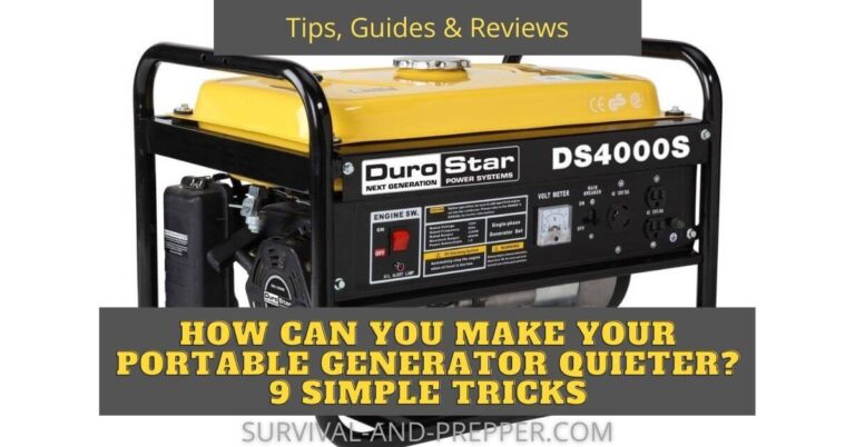 How Can You Make Your Portable Generator Quieter? 9 Simple Tricks