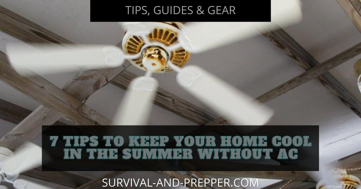 white blade ceiling fan for summer cooling