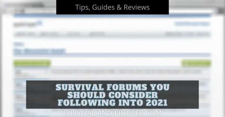 Survival Forums You Should Consider Following into 2022