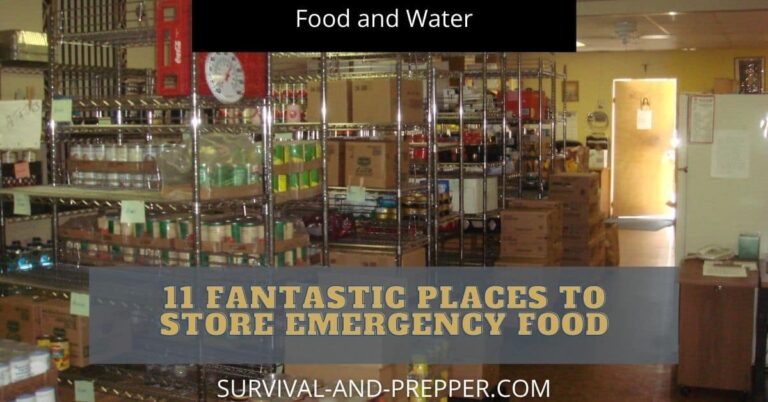 11 Fantastic Places you Can or Should Store Emergency Food