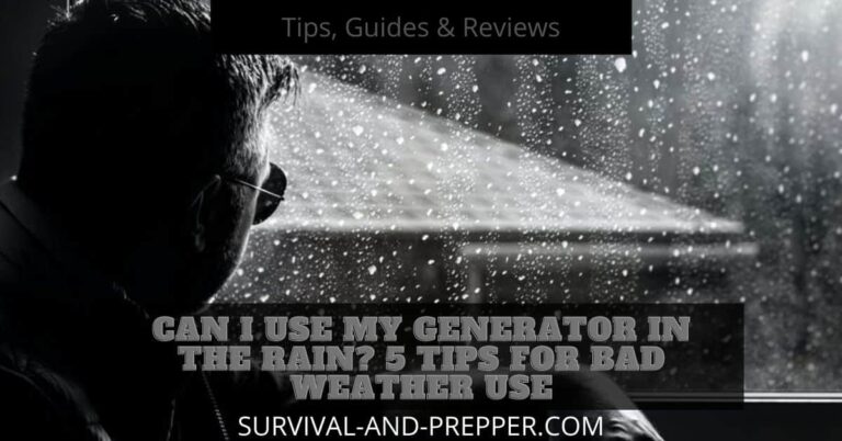 Can I Use My Generator in the Rain? 5 Tips for Bad Weather Use