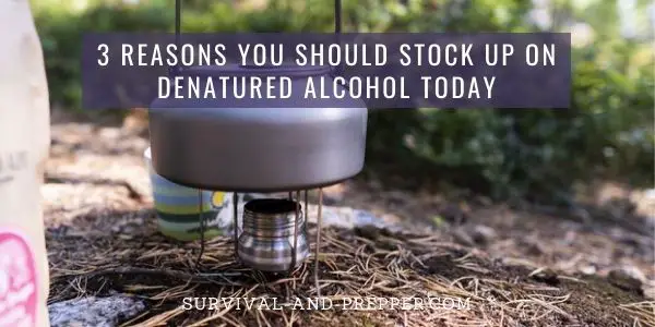 Camp Stove fueled by denatured alcohol