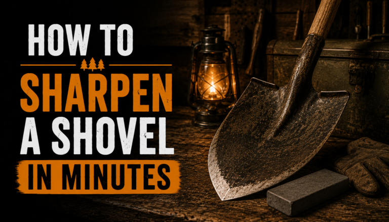How to Sharpen a Shovel in Minutes