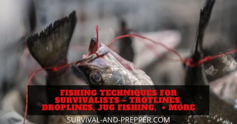 Fishing Techniques for Survivalists – Trotlines, Droplines, Jug Fishing,  + More