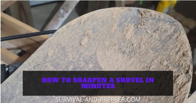 How to Sharpen a Shovel in Minutes